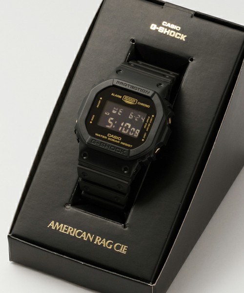 純正販売 コラボ/G-SHOCK/アメリカンラグシー/DW-5600/限定/ゴールド