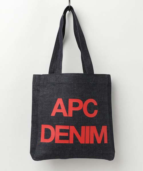 おしゃれに見えるバッグ!! A.P.C. アー・ペー・セー 新作デニムトートが発売！TOTE BAG APC DENIM