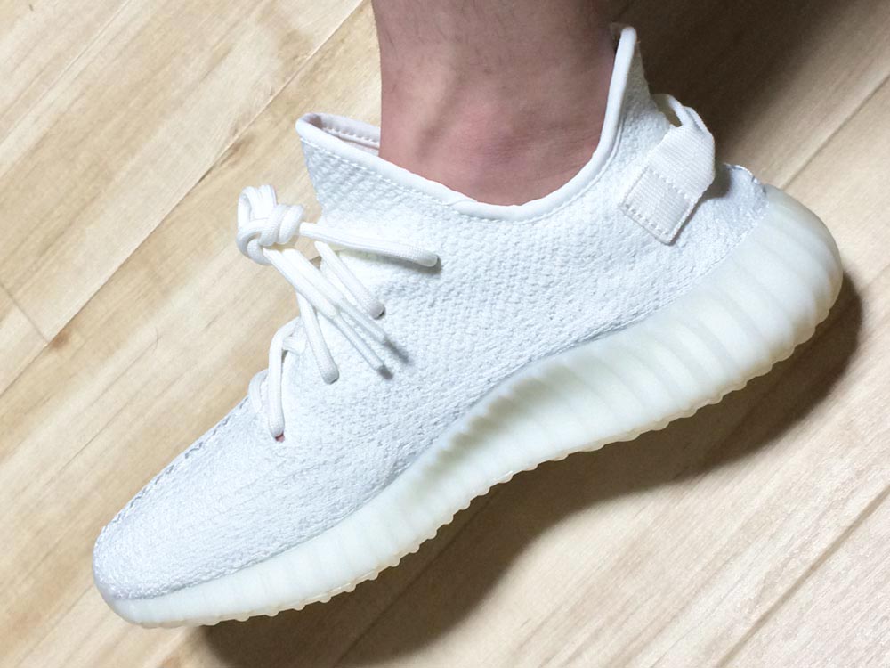 購入者レビュー イージー ブースト 350 V2 トリプルホワイト を買ってみた サイズ感 Yeezy Boost ブログ