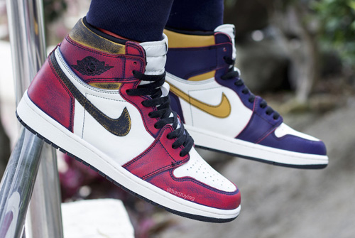 jordan x nike sb lakers