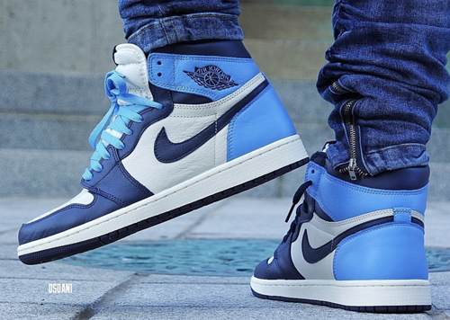 nike air jordan 1 obsidian unc