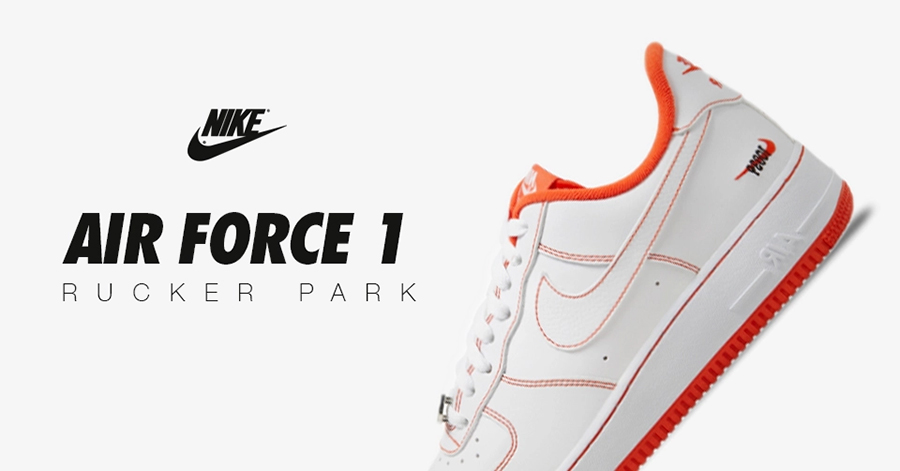 Nike オレンジが映える Air Force 1 07 Lv8 Emb Rucker Park が5月13日発売