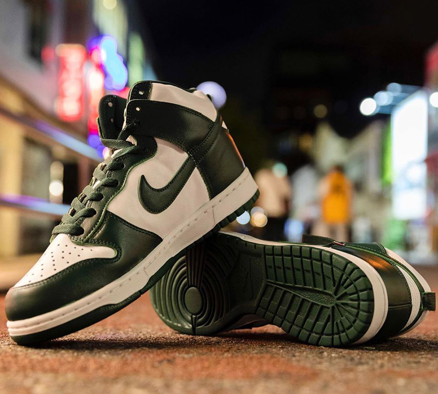 新品即納】 NIKE - ダンク ハイ nike dunk high spartan green 29cmの ...