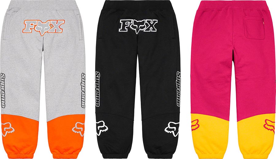 20AW SUPREME×Fox Racing Racing スウェットパンツ | kensysgas.com