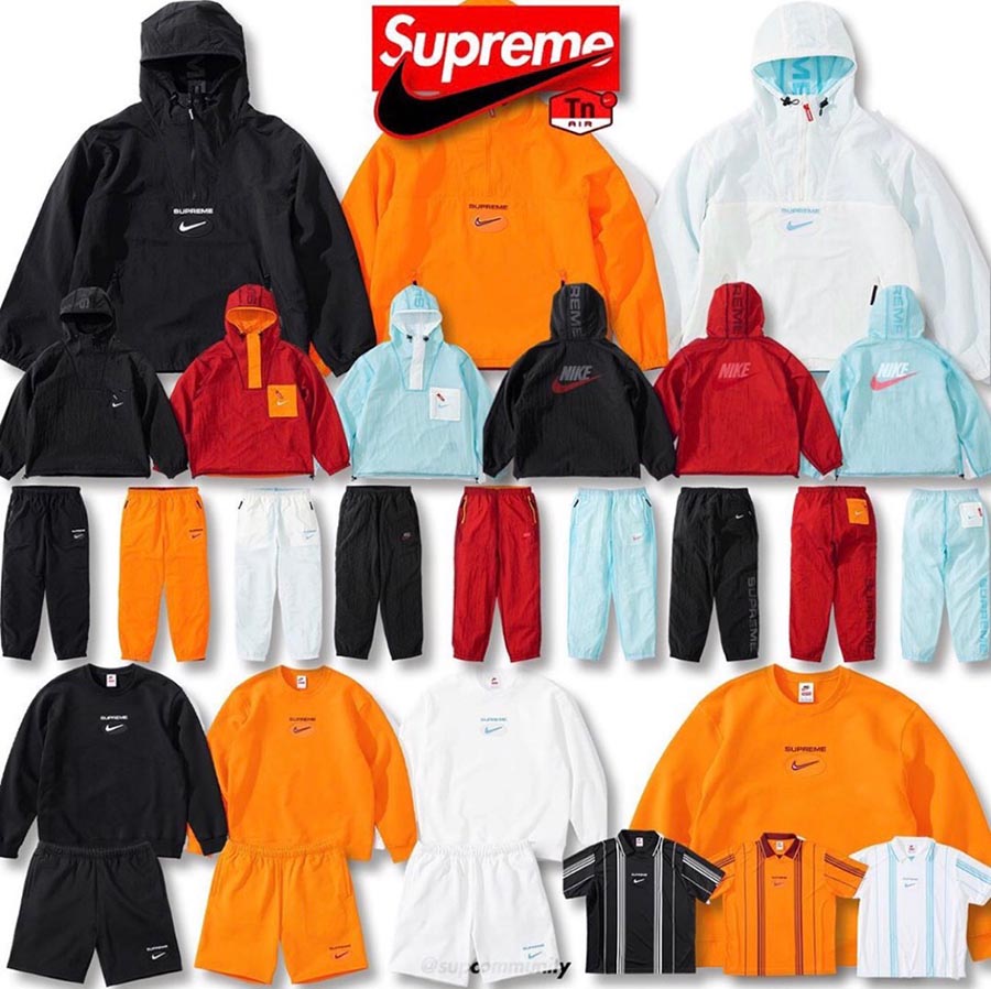 NIKE＆supreme セットアップ-