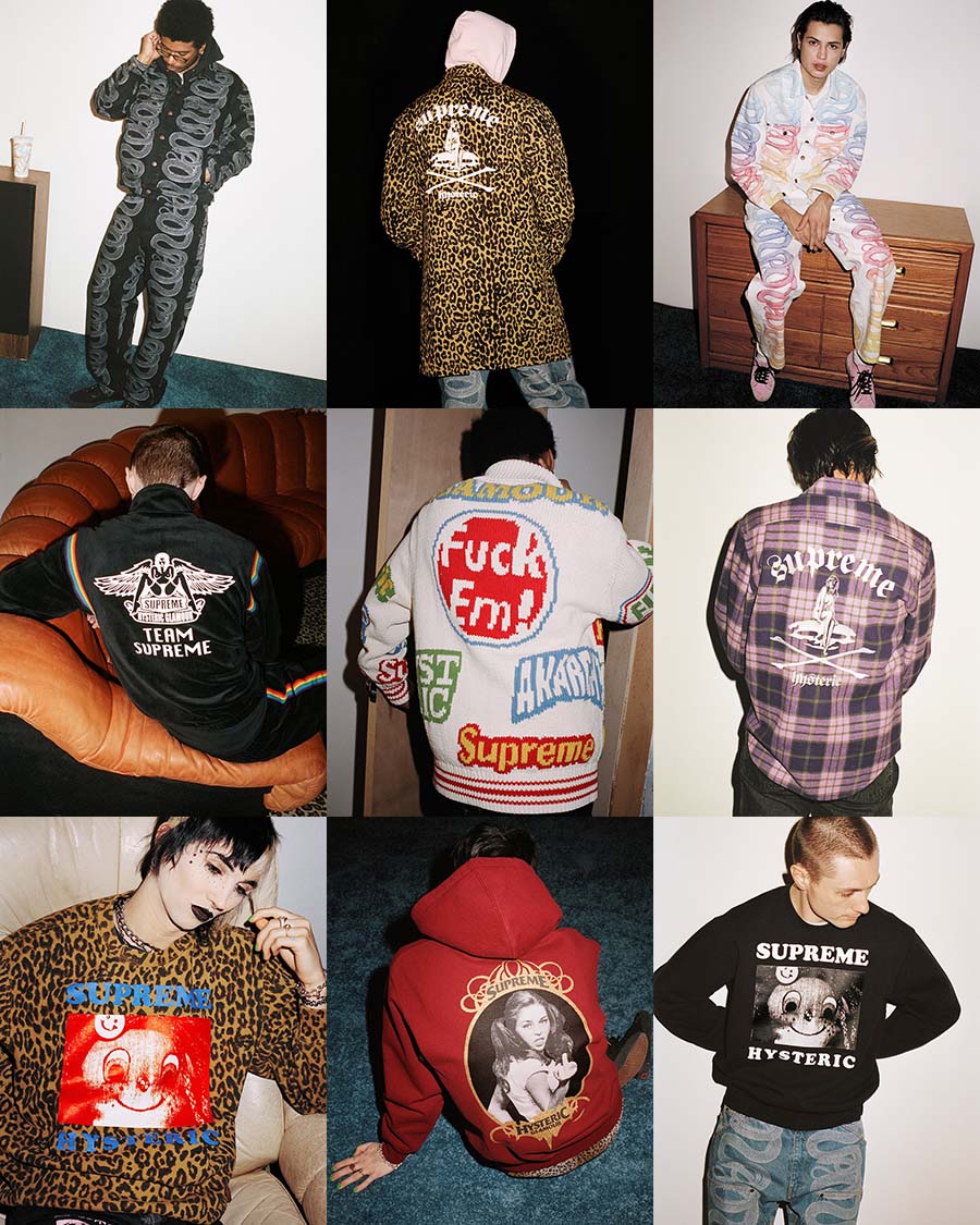 取扱店舗限定アイテム supreme×ヒステリックグラマー セットアップ