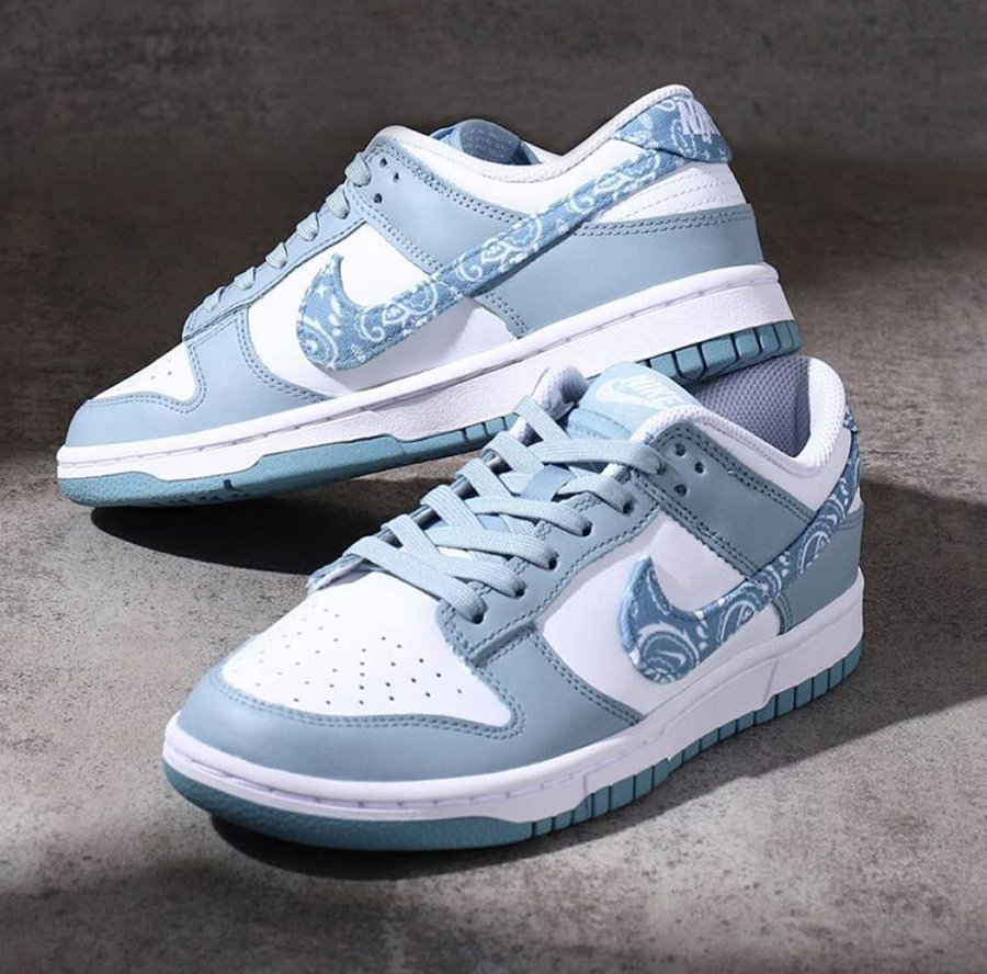 Nike WMNS Dunk Low ESS Blue Paisleyペイズリー